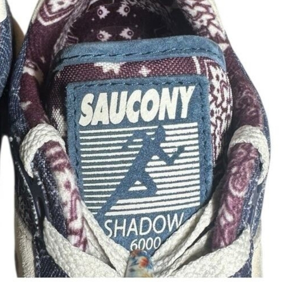 Saucony Shadow 6000Northern Soul Paisley Size 11 - Picture 5 of 9